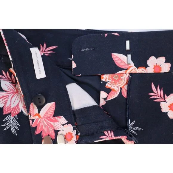 LOFT The Rivera Short by Floral Print Navy Shorts Size o‎ - Picture 6 of 11